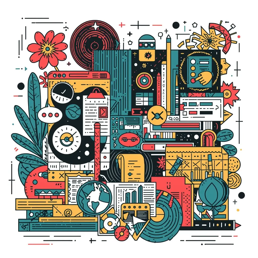 Creative services illustration